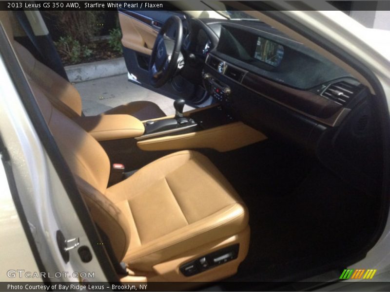 Starfire White Pearl / Flaxen 2013 Lexus GS 350 AWD