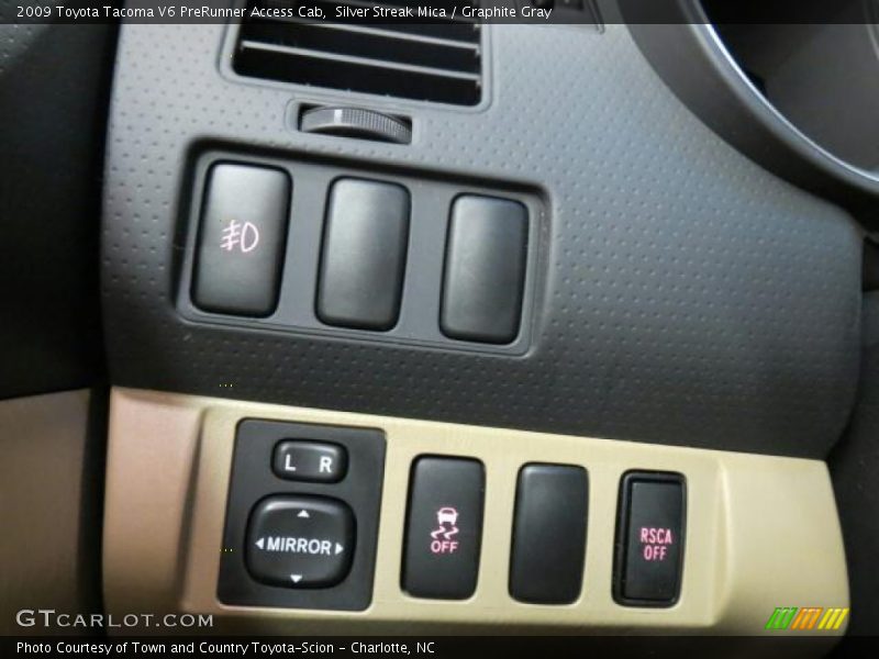 Silver Streak Mica / Graphite Gray 2009 Toyota Tacoma V6 PreRunner Access Cab