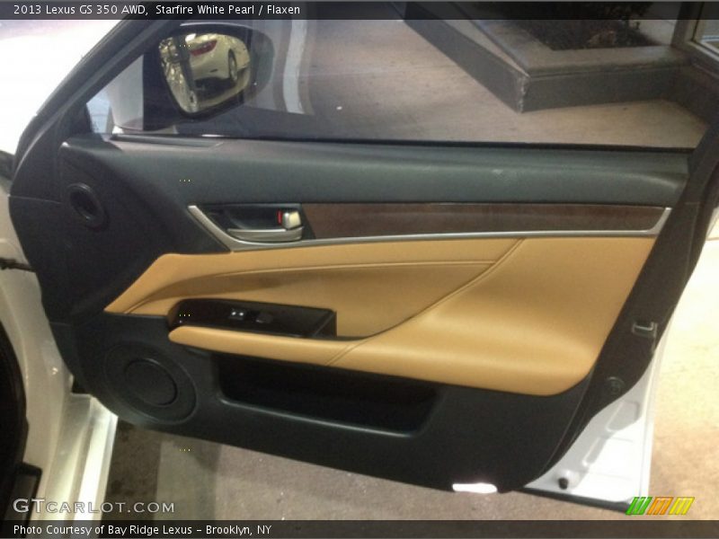 Starfire White Pearl / Flaxen 2013 Lexus GS 350 AWD