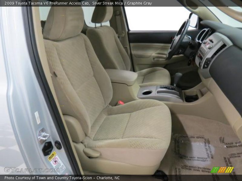 Silver Streak Mica / Graphite Gray 2009 Toyota Tacoma V6 PreRunner Access Cab