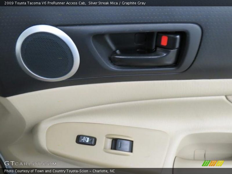 Silver Streak Mica / Graphite Gray 2009 Toyota Tacoma V6 PreRunner Access Cab