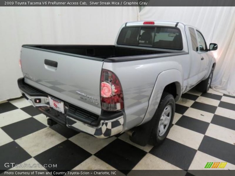 Silver Streak Mica / Graphite Gray 2009 Toyota Tacoma V6 PreRunner Access Cab