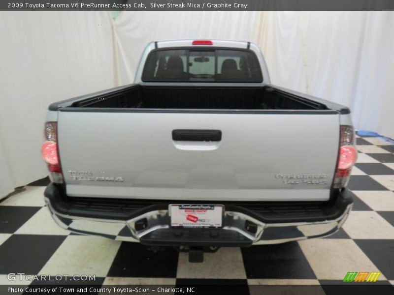 Silver Streak Mica / Graphite Gray 2009 Toyota Tacoma V6 PreRunner Access Cab