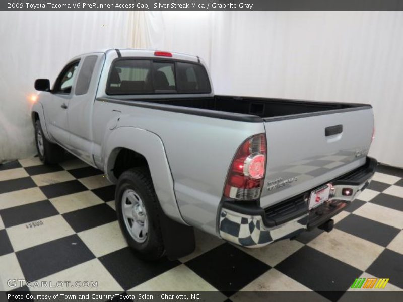 Silver Streak Mica / Graphite Gray 2009 Toyota Tacoma V6 PreRunner Access Cab