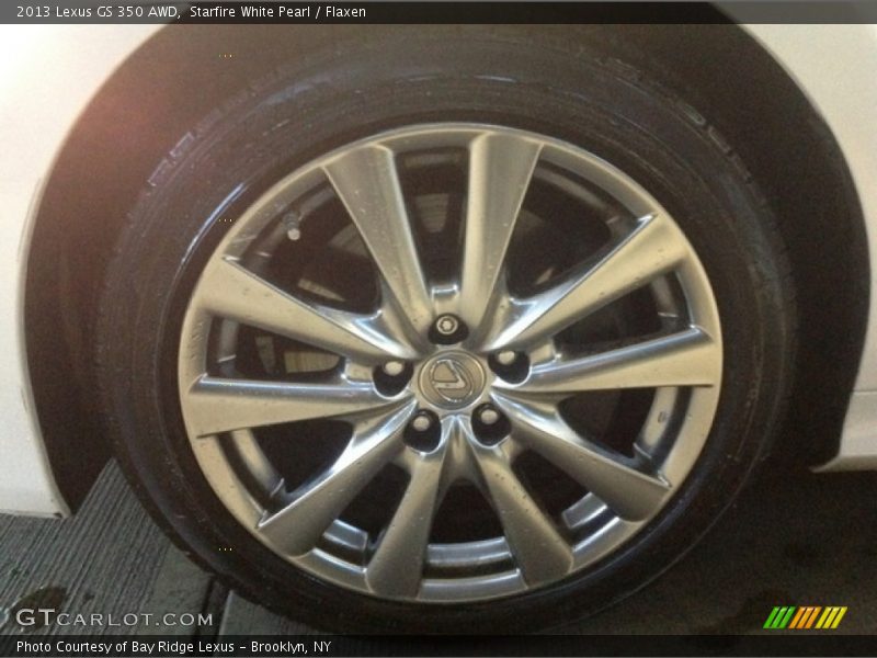 Starfire White Pearl / Flaxen 2013 Lexus GS 350 AWD