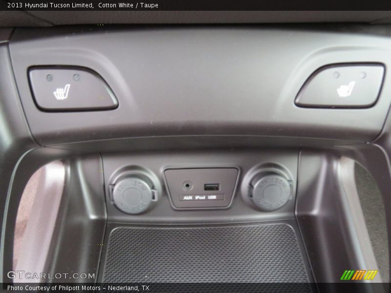 Cotton White / Taupe 2013 Hyundai Tucson Limited