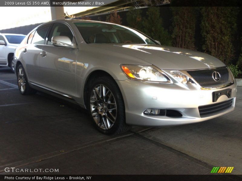 Mercury Silver Metallic / Black 2009 Lexus GS 350 AWD