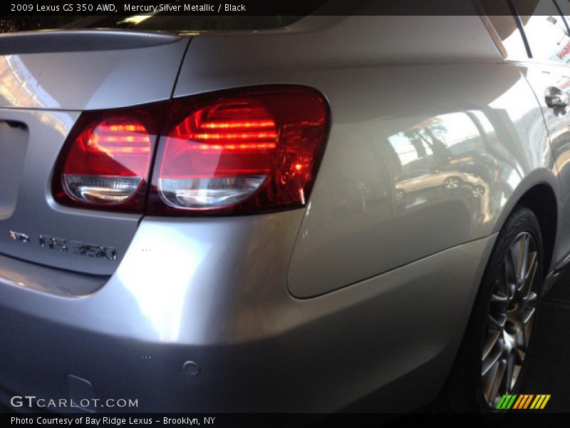 Mercury Silver Metallic / Black 2009 Lexus GS 350 AWD