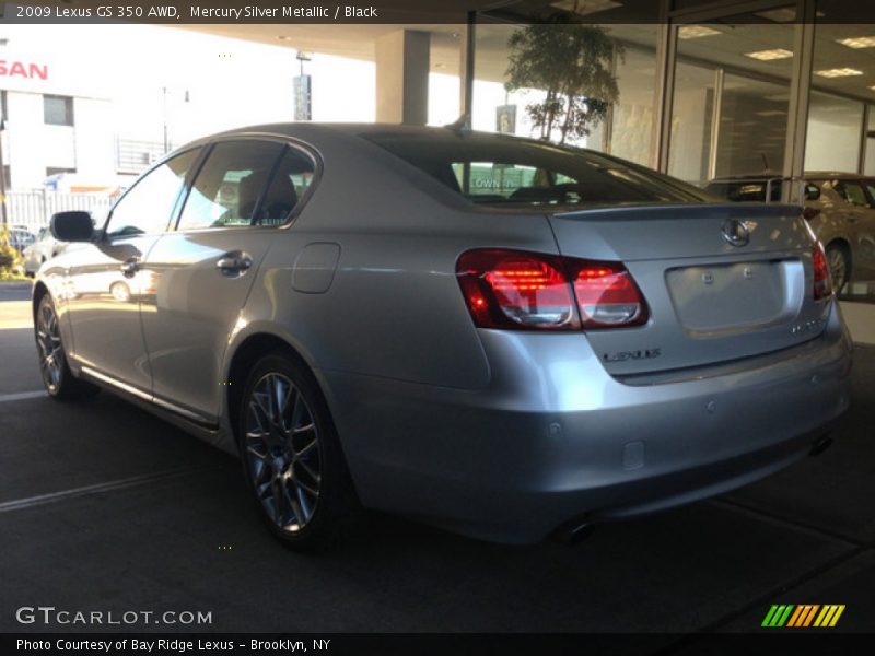Mercury Silver Metallic / Black 2009 Lexus GS 350 AWD