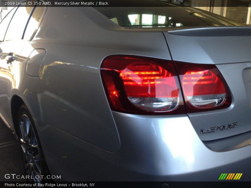 Mercury Silver Metallic / Black 2009 Lexus GS 350 AWD