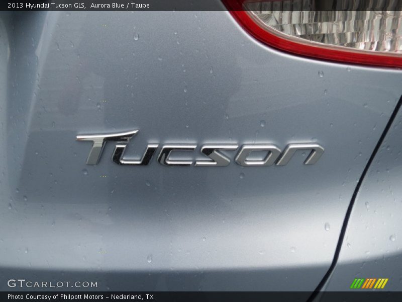 Aurora Blue / Taupe 2013 Hyundai Tucson GLS