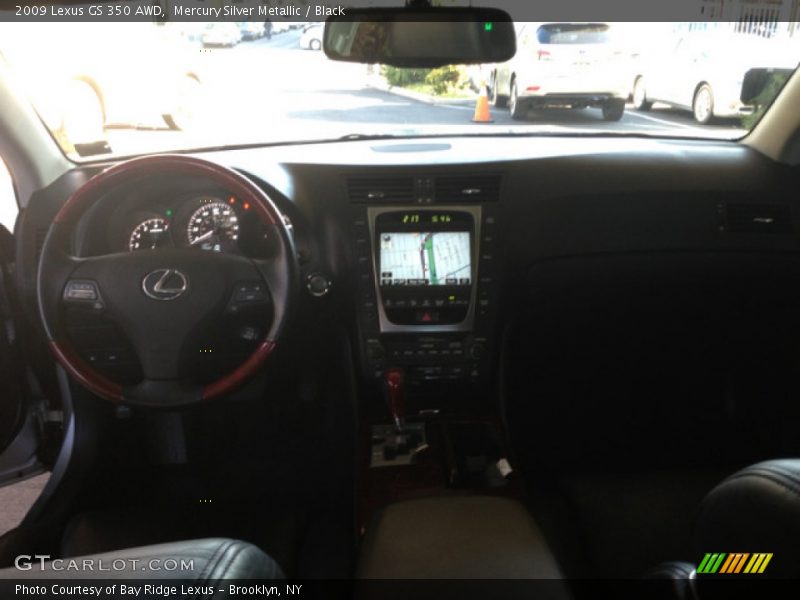 Mercury Silver Metallic / Black 2009 Lexus GS 350 AWD