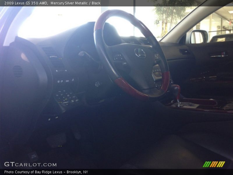 Mercury Silver Metallic / Black 2009 Lexus GS 350 AWD