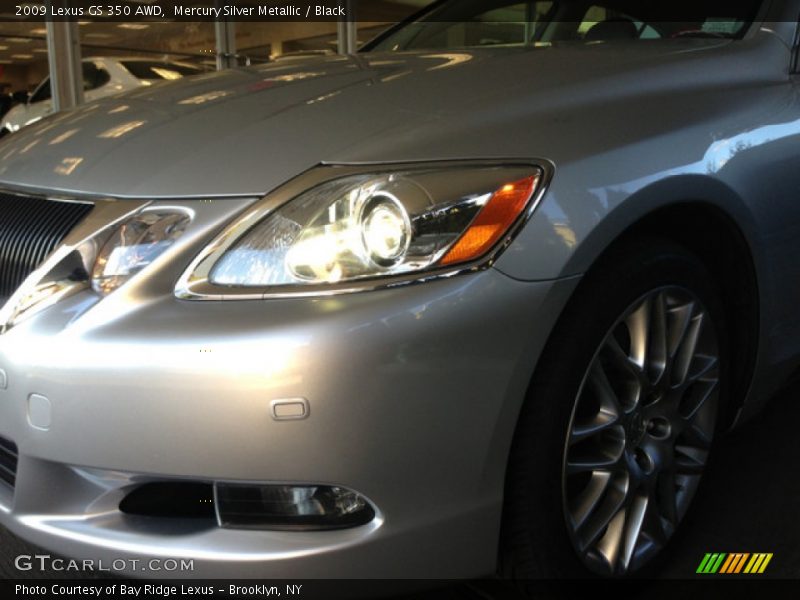 Mercury Silver Metallic / Black 2009 Lexus GS 350 AWD