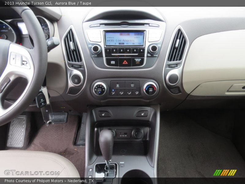 Aurora Blue / Taupe 2013 Hyundai Tucson GLS