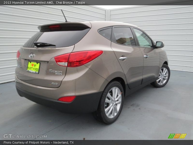 Chai Bronze / Taupe 2013 Hyundai Tucson Limited AWD