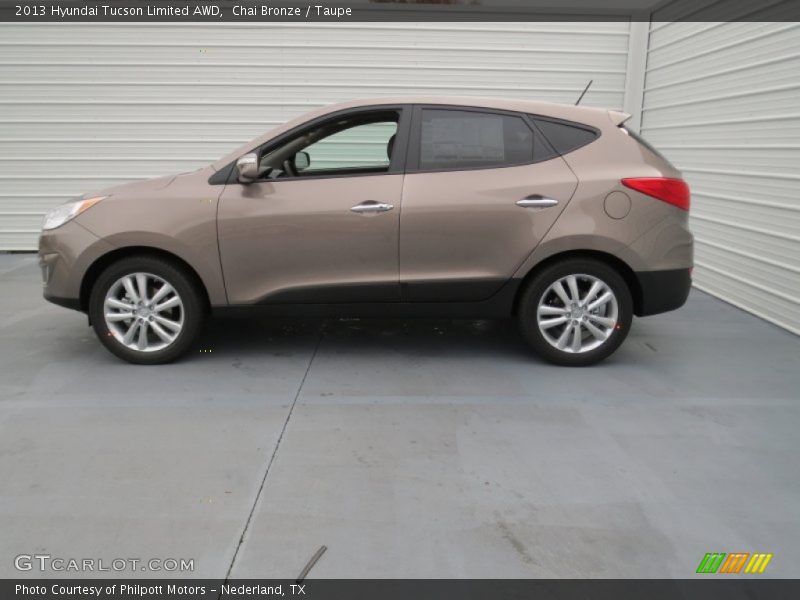 Chai Bronze / Taupe 2013 Hyundai Tucson Limited AWD