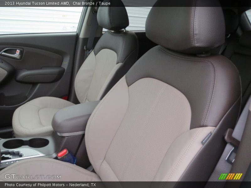 Front Seat of 2013 Tucson Limited AWD