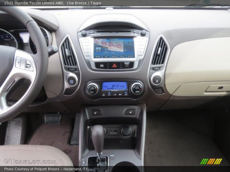 Controls of 2013 Tucson Limited AWD