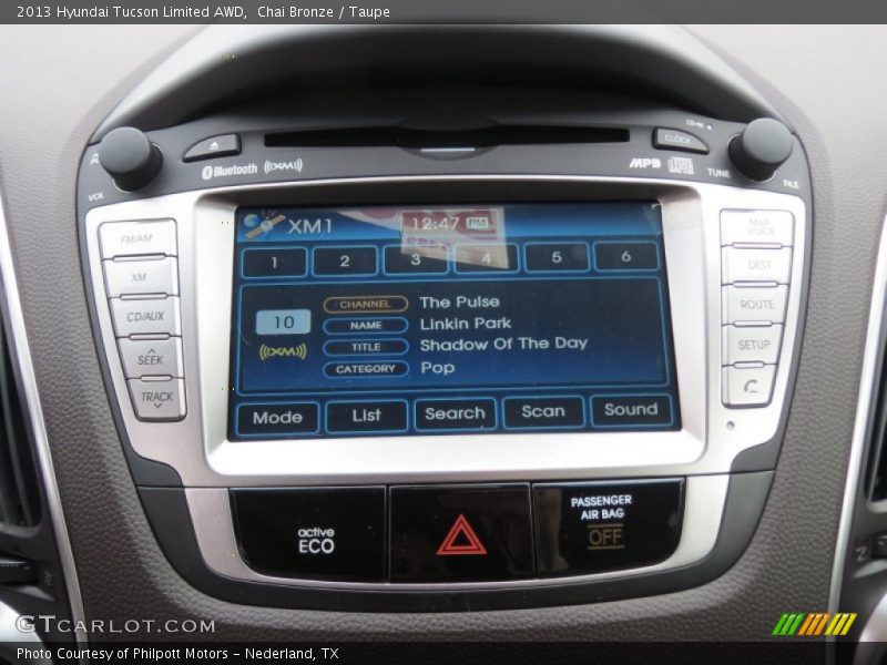 Controls of 2013 Tucson Limited AWD