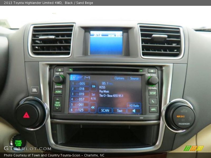 Controls of 2013 Highlander Limited 4WD