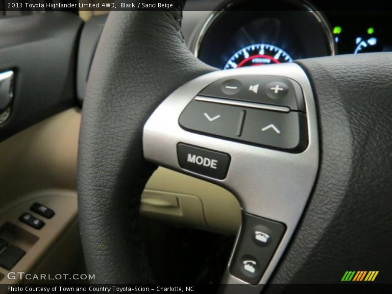 Controls of 2013 Highlander Limited 4WD