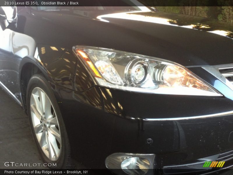 Obsidian Black / Black 2010 Lexus ES 350