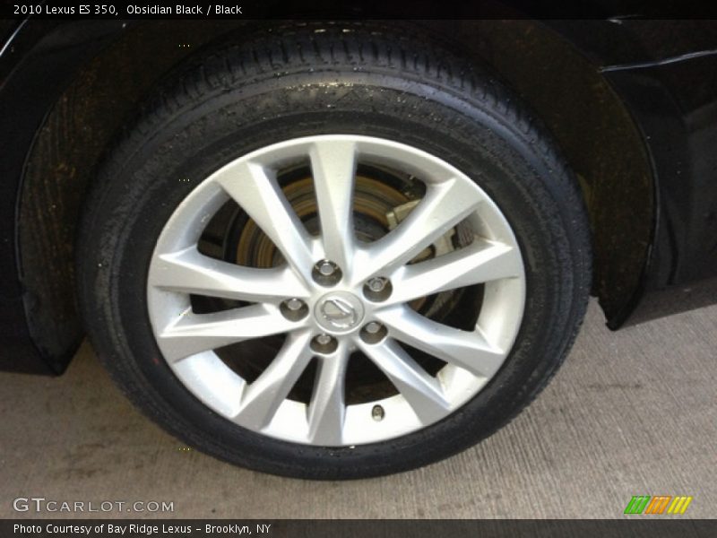 Obsidian Black / Black 2010 Lexus ES 350