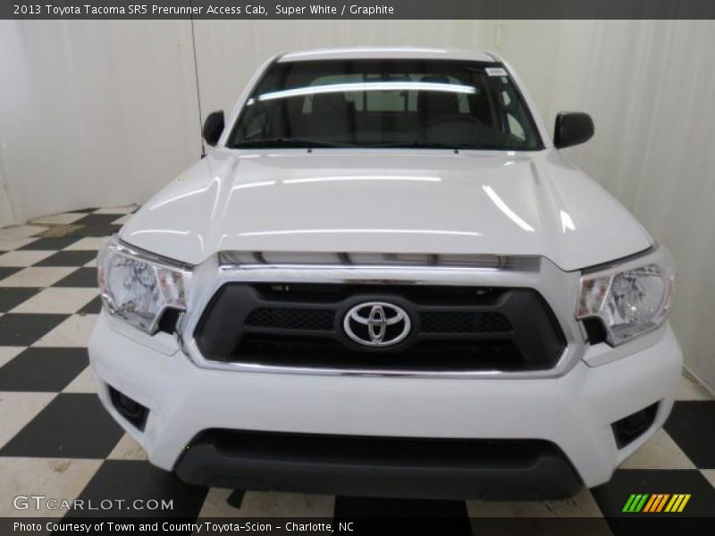 Super White / Graphite 2013 Toyota Tacoma SR5 Prerunner Access Cab