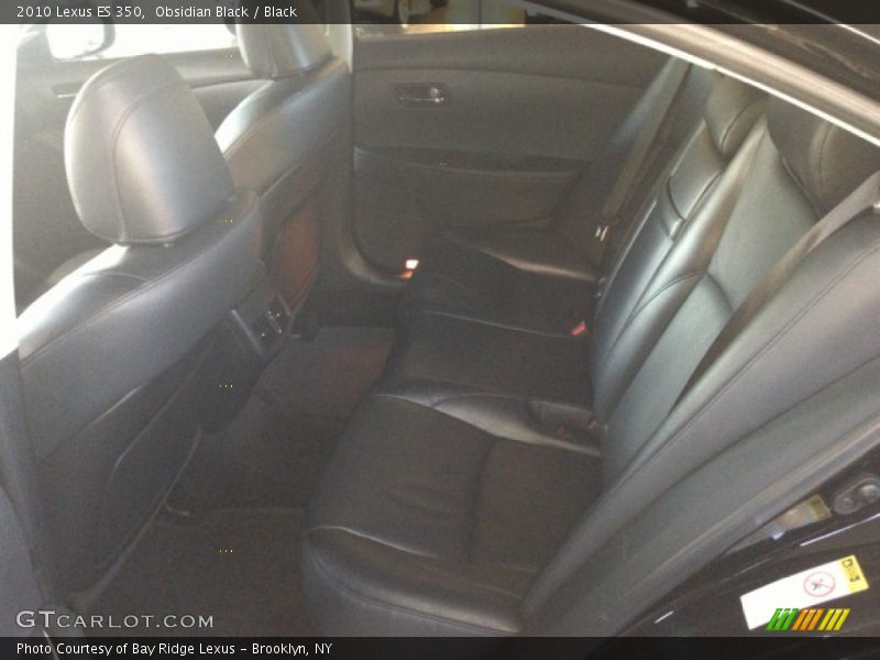 Obsidian Black / Black 2010 Lexus ES 350