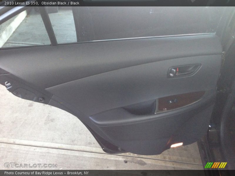 Obsidian Black / Black 2010 Lexus ES 350