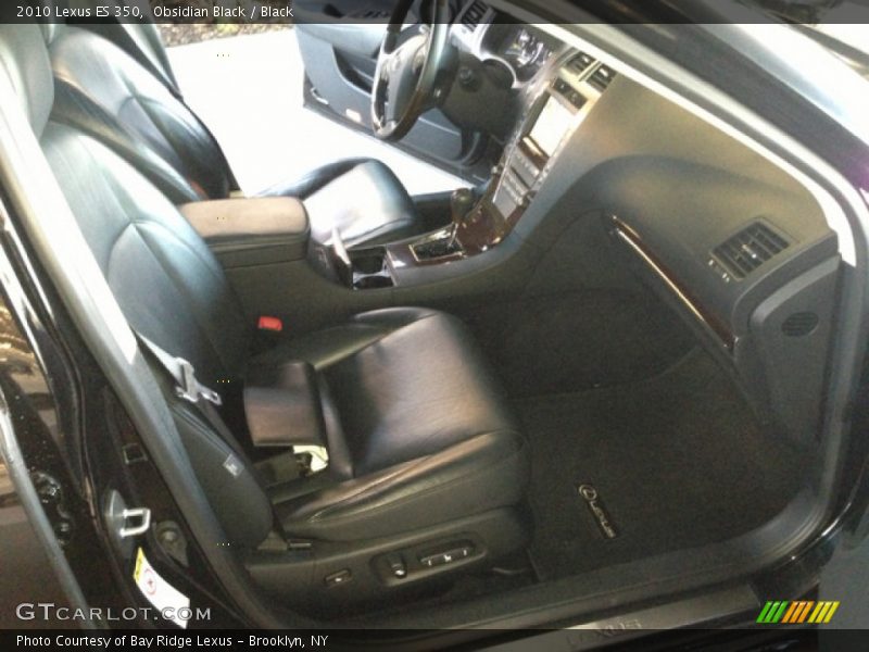 Obsidian Black / Black 2010 Lexus ES 350