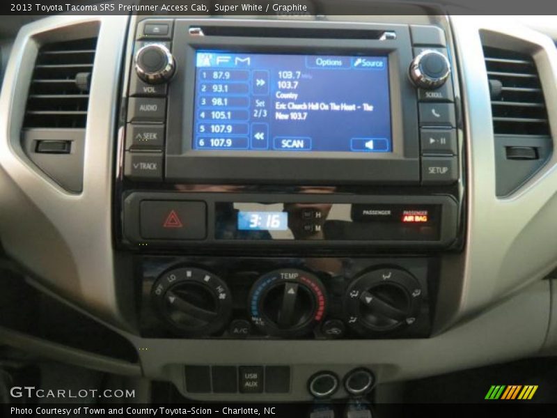 Controls of 2013 Tacoma SR5 Prerunner Access Cab