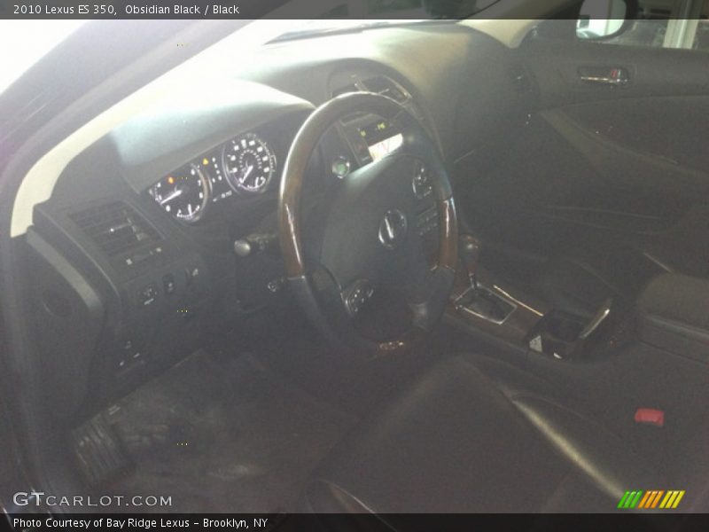 Obsidian Black / Black 2010 Lexus ES 350