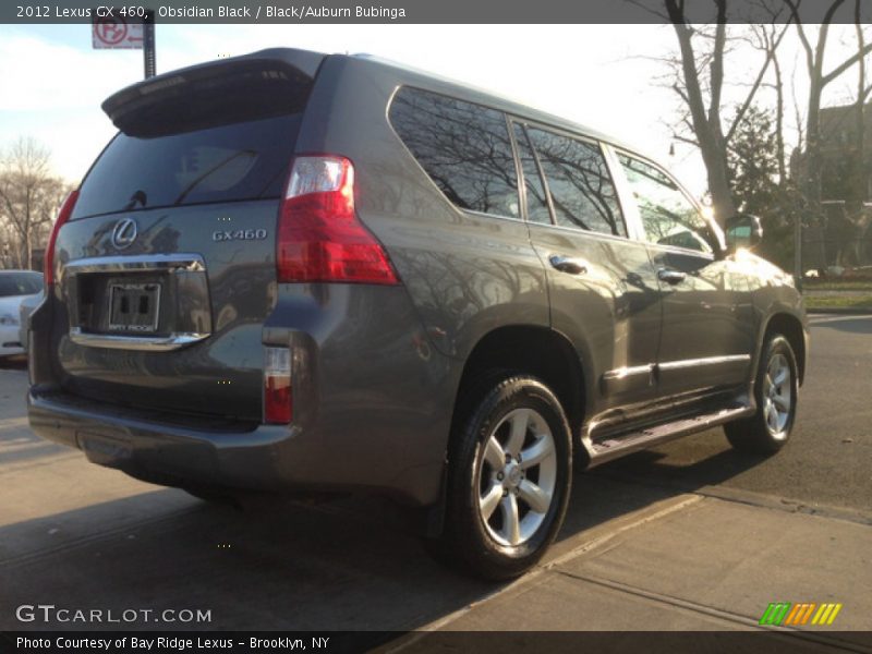 Obsidian Black / Black/Auburn Bubinga 2012 Lexus GX 460