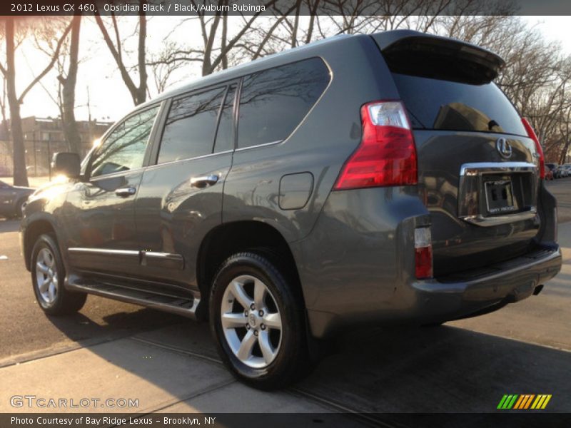 Obsidian Black / Black/Auburn Bubinga 2012 Lexus GX 460