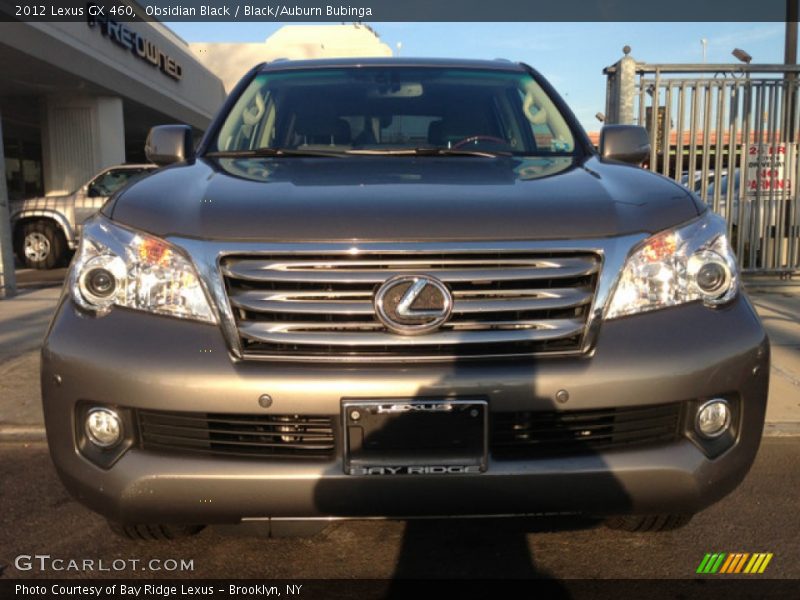 Obsidian Black / Black/Auburn Bubinga 2012 Lexus GX 460