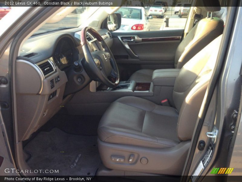 Obsidian Black / Black/Auburn Bubinga 2012 Lexus GX 460