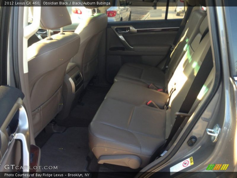 Obsidian Black / Black/Auburn Bubinga 2012 Lexus GX 460