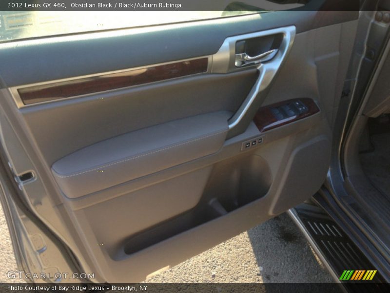 Obsidian Black / Black/Auburn Bubinga 2012 Lexus GX 460