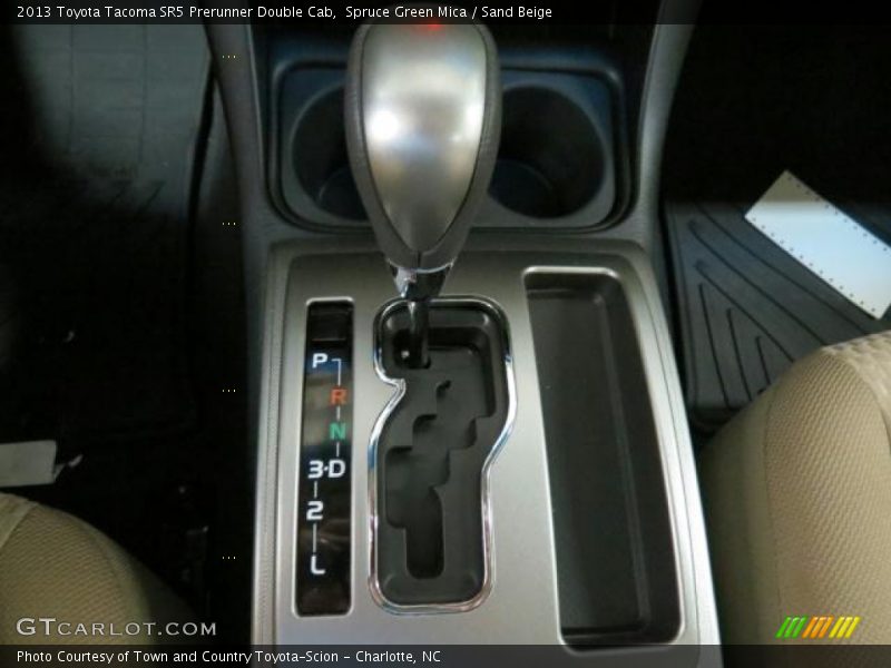 Spruce Green Mica / Sand Beige 2013 Toyota Tacoma SR5 Prerunner Double Cab