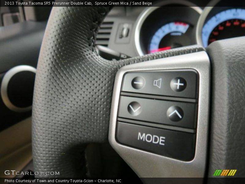 Spruce Green Mica / Sand Beige 2013 Toyota Tacoma SR5 Prerunner Double Cab