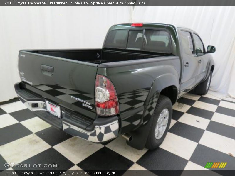 Spruce Green Mica / Sand Beige 2013 Toyota Tacoma SR5 Prerunner Double Cab