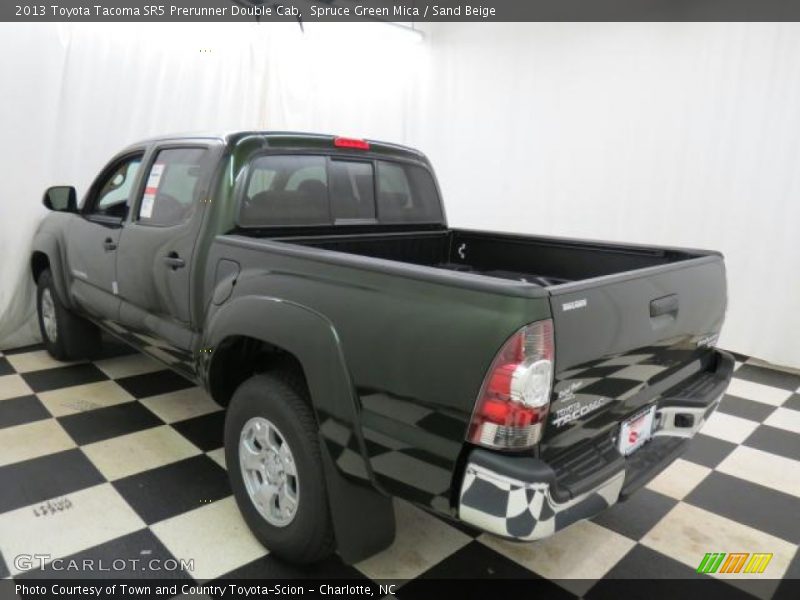 Spruce Green Mica / Sand Beige 2013 Toyota Tacoma SR5 Prerunner Double Cab