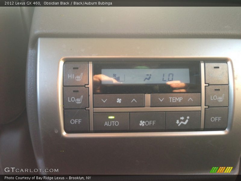 Obsidian Black / Black/Auburn Bubinga 2012 Lexus GX 460