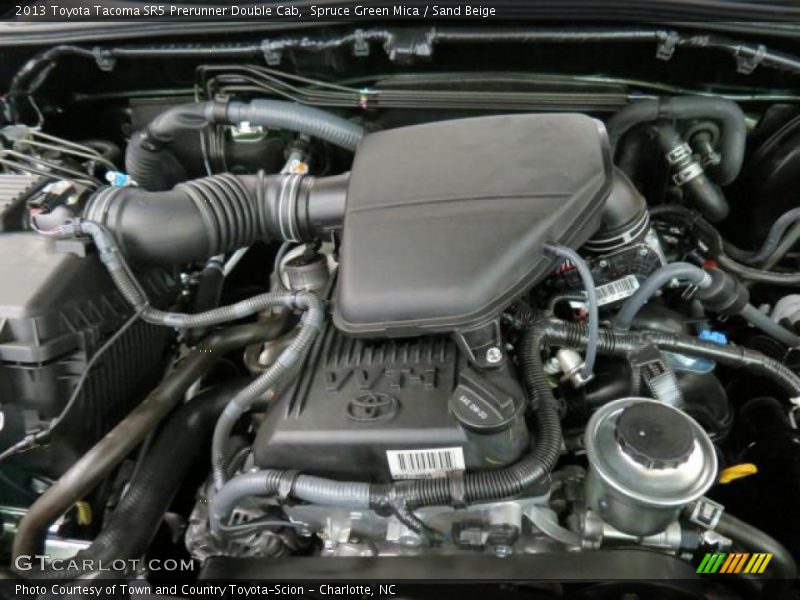 Spruce Green Mica / Sand Beige 2013 Toyota Tacoma SR5 Prerunner Double Cab