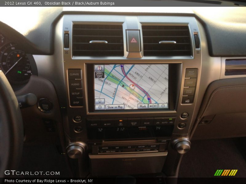 Obsidian Black / Black/Auburn Bubinga 2012 Lexus GX 460