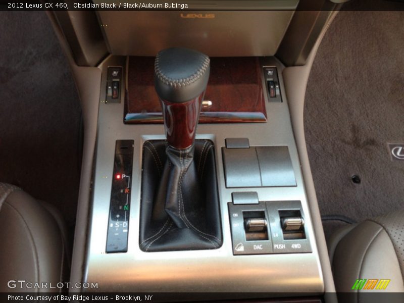 Obsidian Black / Black/Auburn Bubinga 2012 Lexus GX 460