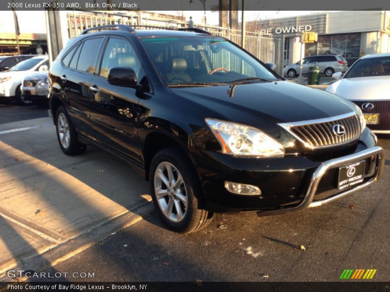 Black Onyx / Black 2008 Lexus RX 350 AWD