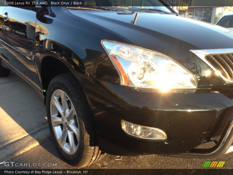 Black Onyx / Black 2008 Lexus RX 350 AWD